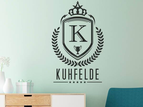 Wandtattoo Kuhfelde Wappen