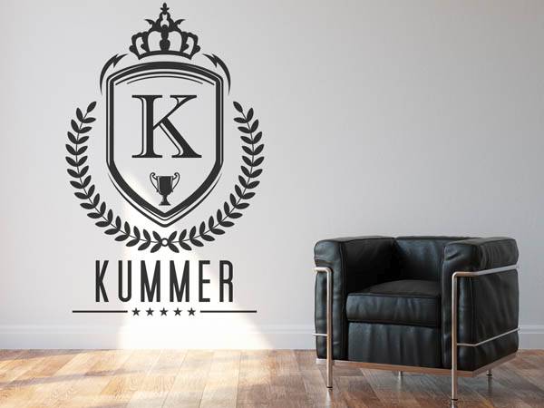 Wandtattoo Kummer Wappen