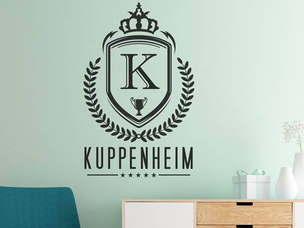 Wandtattoo Kuppenheim Wappen