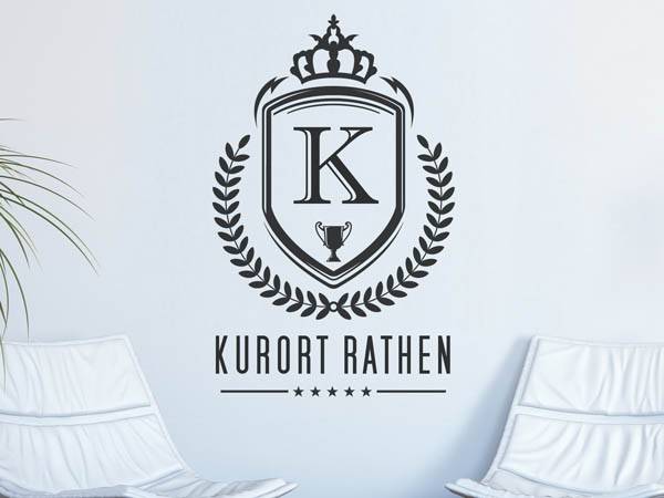 Wandtattoo Kurort Rathen Wappen