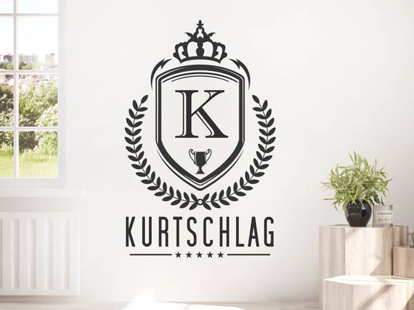 Wandtattoo Kurtschlag Wappen