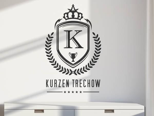 Wandtattoo Kurzen Trechow Wappen