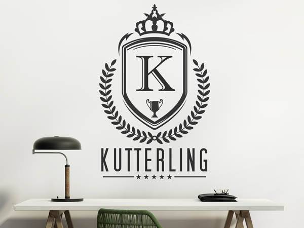 Wandtattoo Kutterling Wappen