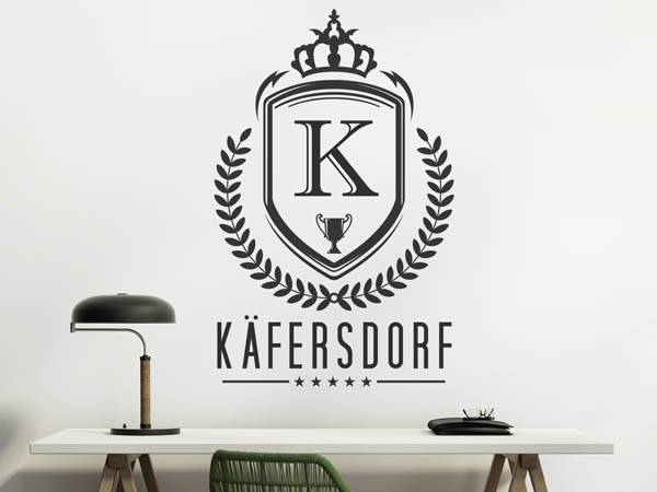 Wandtattoo Käfersdorf Wappen