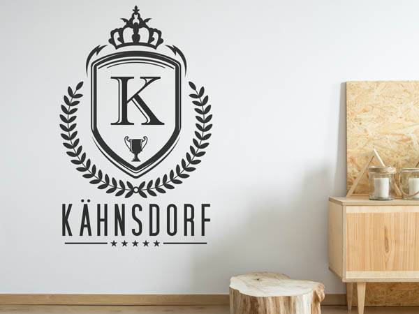 Wandtattoo Kähnsdorf Wappen