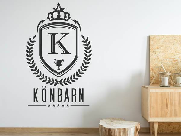 Wandtattoo Könbarn Wappen