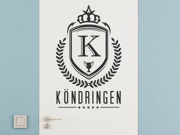 Wandtattoo Köndringen Wappen