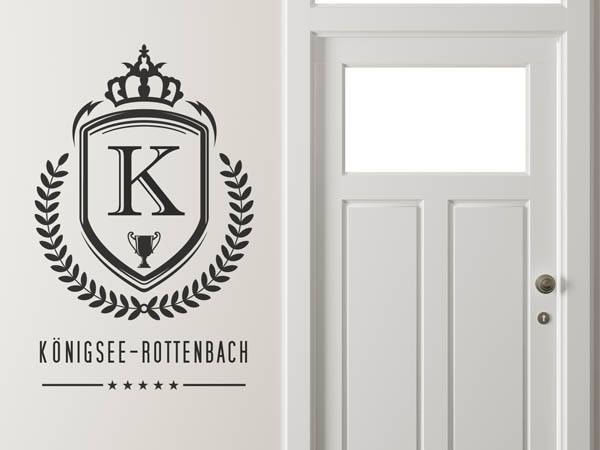 Wandtattoo Königsee-Rottenbach Wappen