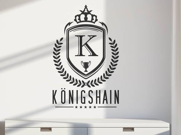 Wandtattoo Königshain Wappen