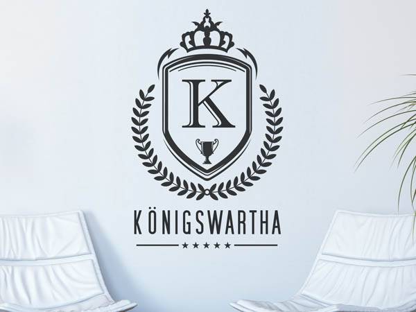 Wandtattoo Königswartha Wappen