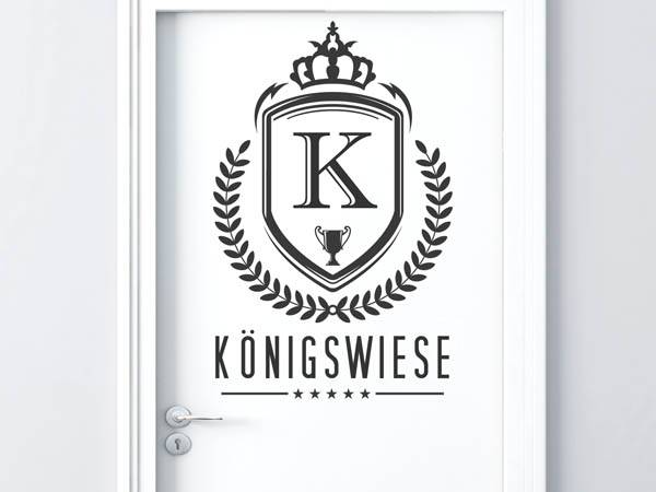 Wandtattoo Königswiese Wappen