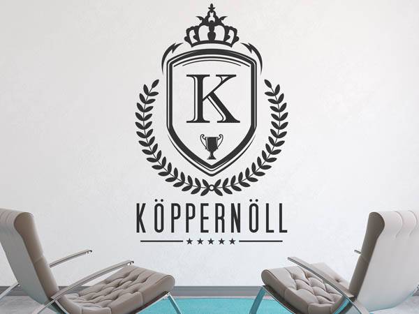 Wandtattoo Köppernöll Wappen