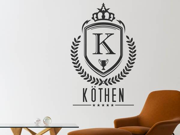 Wandtattoo Köthen Wappen