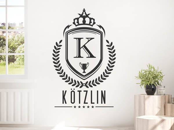 Wandtattoo Kötzlin Wappen