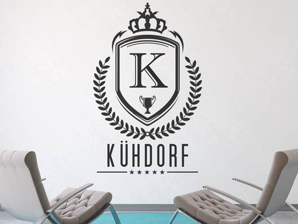 Wandtattoo Kühdorf Wappen
