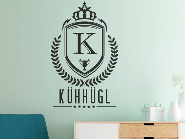 Wandtattoo Kühhügl Wappen
