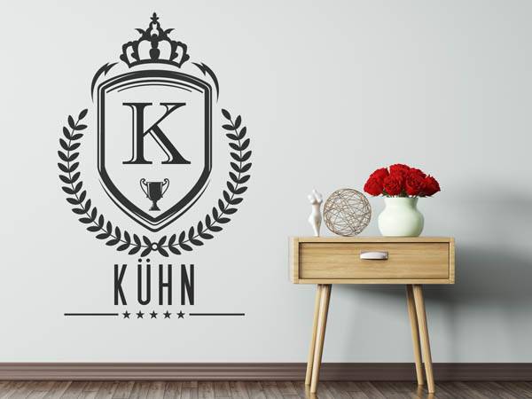 Wandtattoo Kühn Wappen