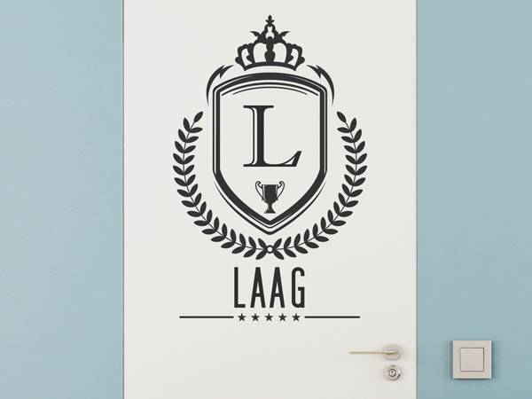 Wandtattoo Laag Wappen