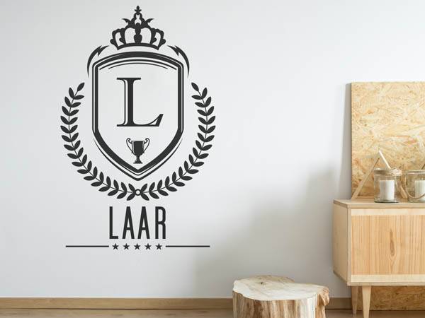 Wandtattoo Laar Wappen