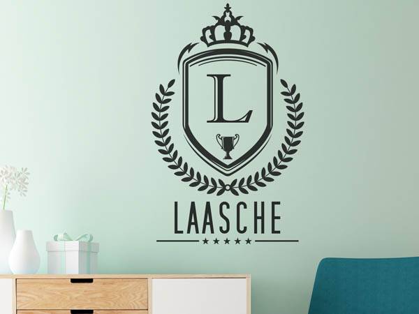 Wandtattoo Laasche Wappen
