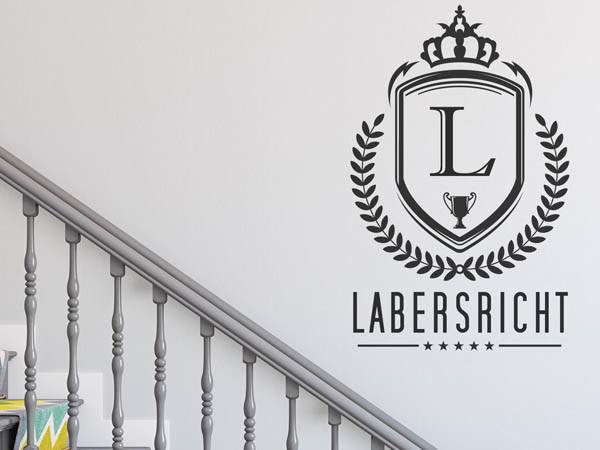 Wandtattoo Labersricht Wappen