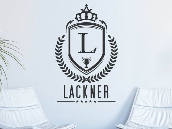 Wandtattoo Lackner Wappen