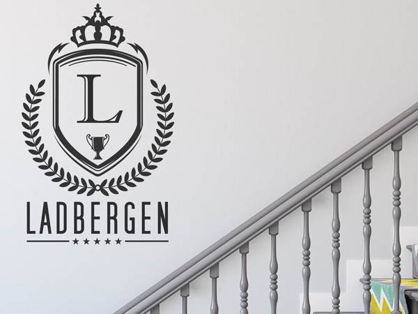 Wandtattoo Ladbergen Wappen