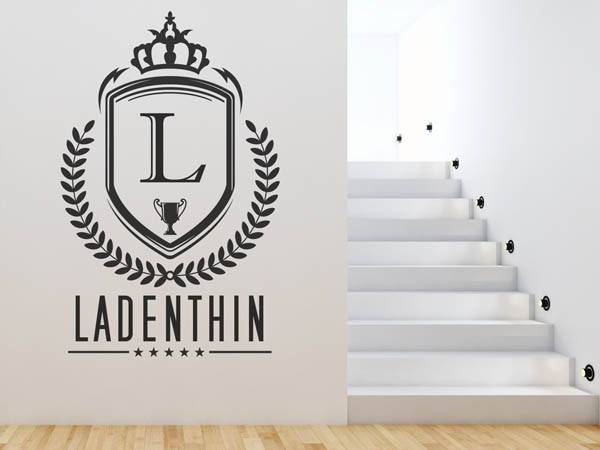 Wandtattoo Ladenthin Wappen