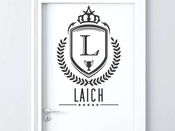 Wandtattoo Laich Wappen
