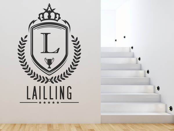 Wandtattoo Lailling Wappen