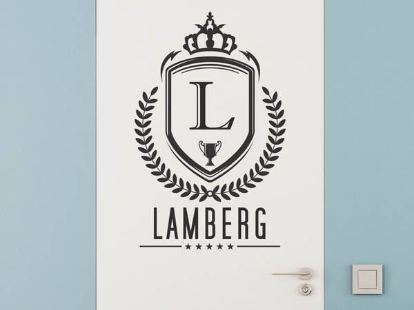 Wandtattoo Lamberg Wappen
