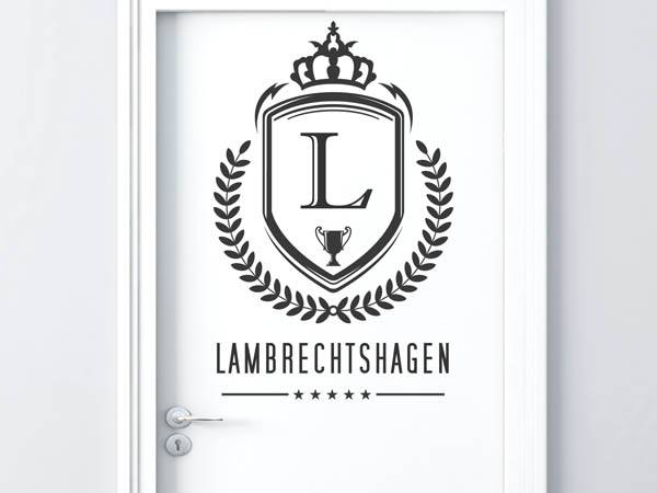 Wandtattoo Lambrechtshagen Wappen