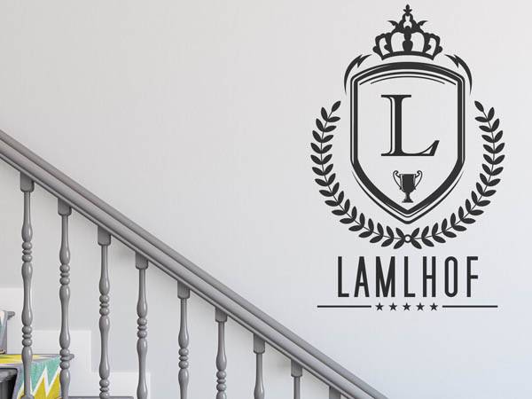 Wandtattoo Lamlhof Wappen