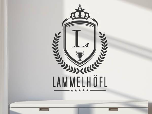Wandtattoo Lammelhöfl Wappen