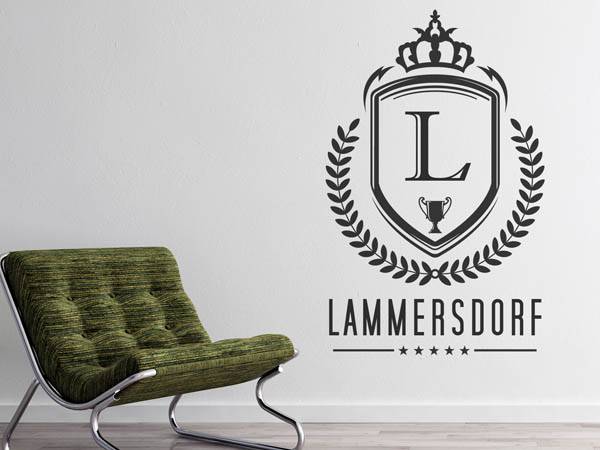 Wandtattoo Lammersdorf Wappen