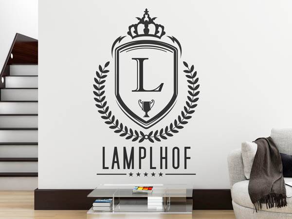 Wandtattoo Lamplhof Wappen