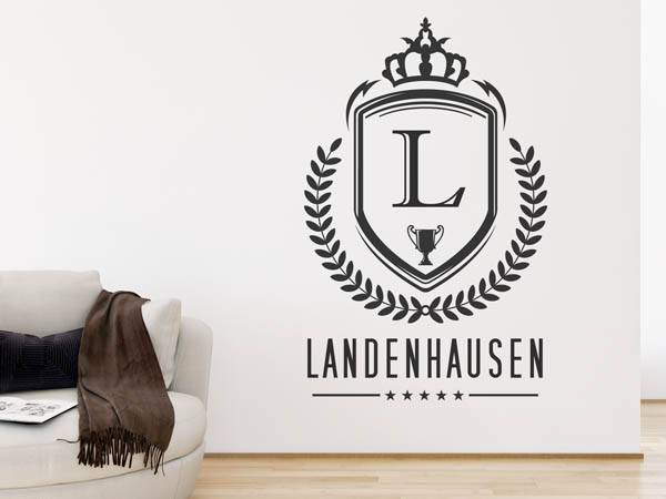 Wandtattoo Landenhausen Wappen