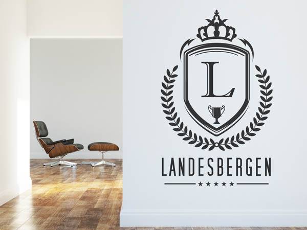 Wandtattoo Landesbergen Wappen