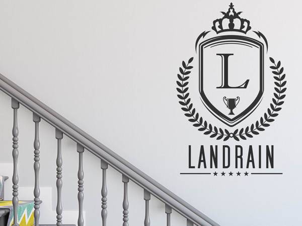 Wandtattoo Landrain Wappen