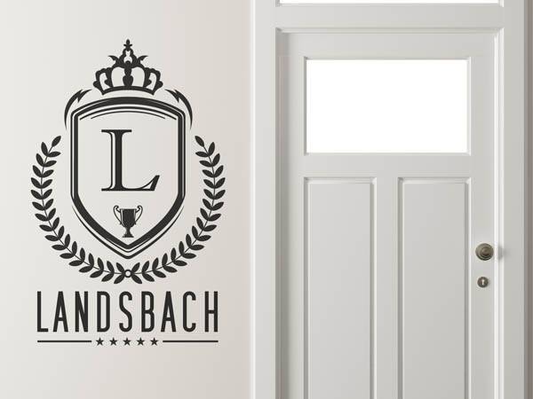 Wandtattoo Landsbach Wappen