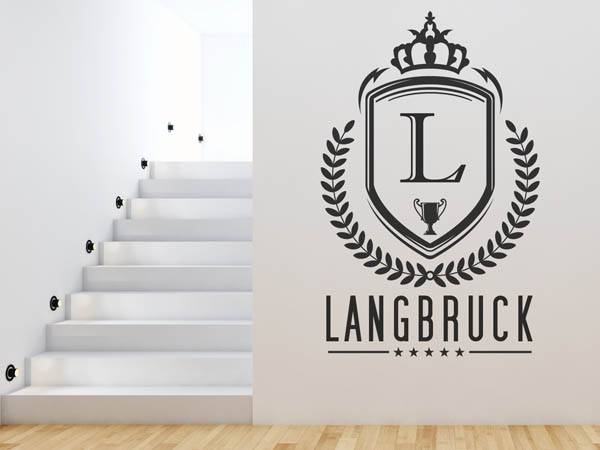 Wandtattoo Langbruck Wappen