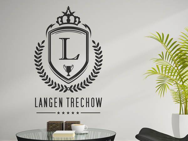 Wandtattoo Langen Trechow Wappen