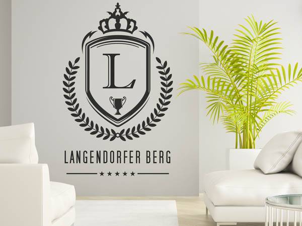 Wandtattoo Langendorfer Berg Wappen