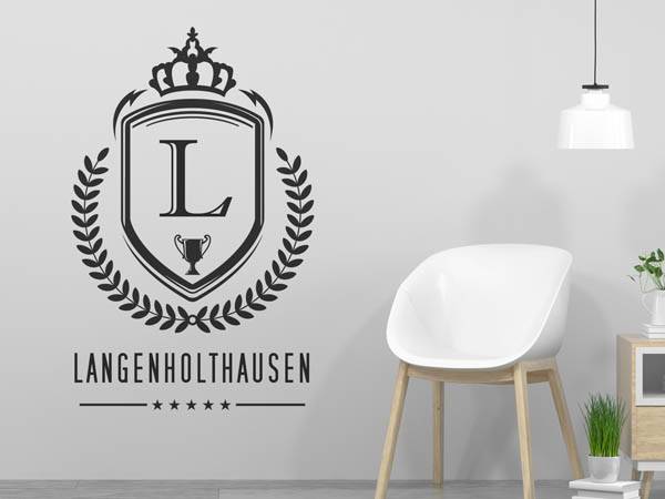 Wandtattoo Langenholthausen Wappen