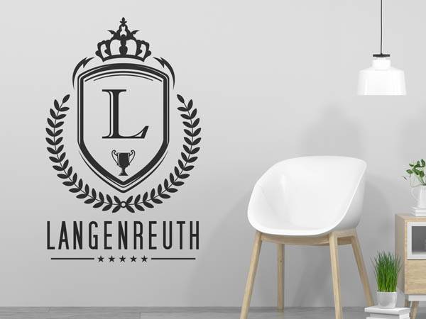 Wandtattoo Langenreuth Wappen