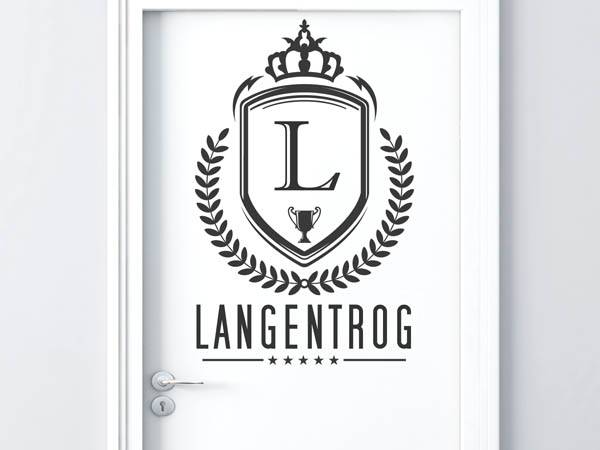 Wandtattoo Langentrog Wappen