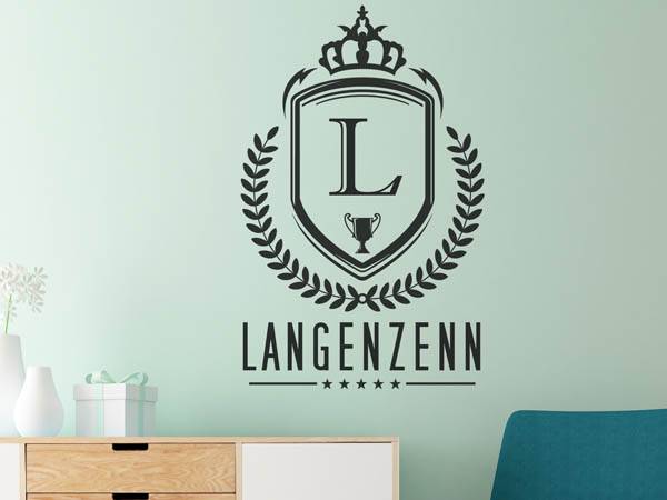 Wandtattoo Langenzenn Wappen