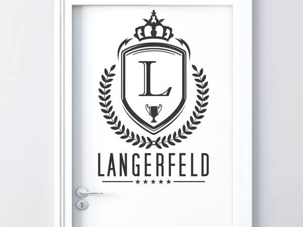 Wandtattoo Langerfeld Wappen