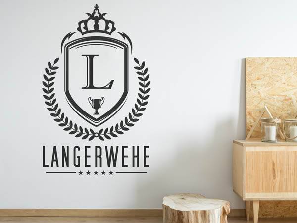 Wandtattoo Langerwehe Wappen