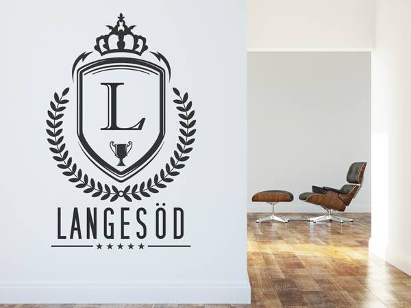 Wandtattoo Langesöd Wappen